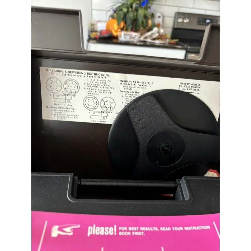 Vintage GAF 2588Z 8MM Movie Film Projector Model #438-M5Z COLLECTIBLE GRADE!
